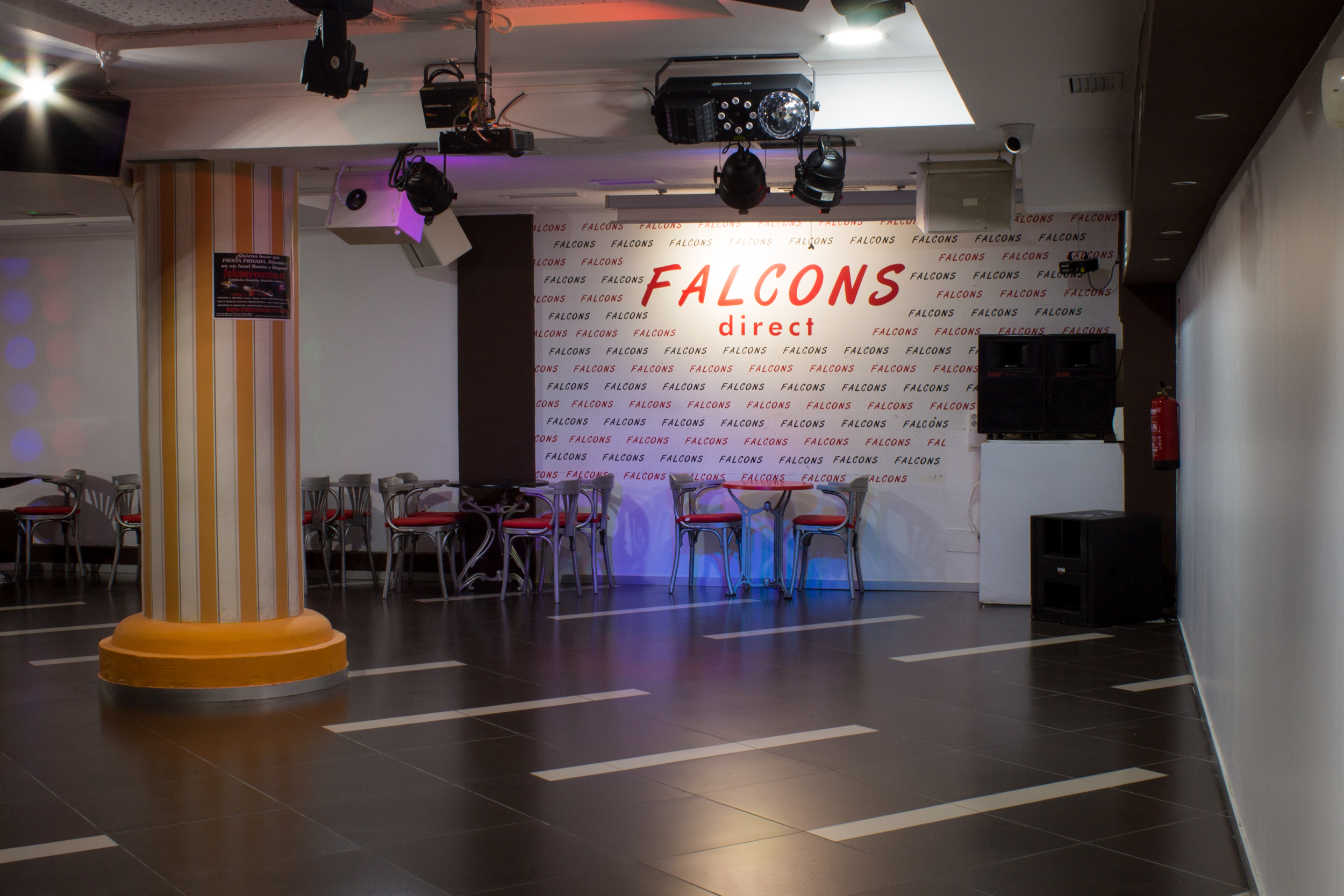 Sala falcons eventos